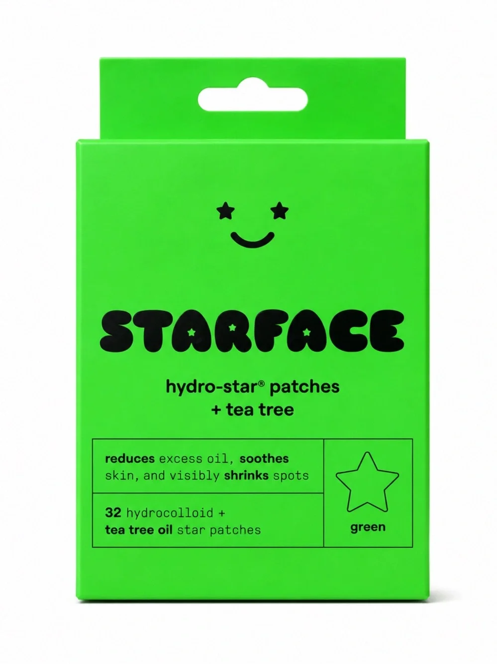Starface Hydro-Stars Green Tea Tree Oil Pimple Patches 32 Count